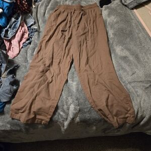 Brown Boot Cut Flare Pants